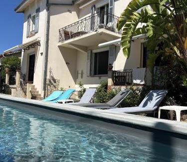 Antibes Apartamento | Très beau Studio lumineux dans Villa avec piscine