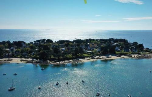 Concarneau Apartamento | Trévarec au Cabellou - Appartement jardin sur la plage