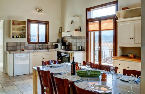Plaka Villa | Traditional Pool Villa with Sea and Mountain View