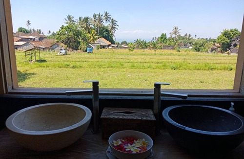 Bebandem Casa | ¡Vibraciones Tradicionales! Habitación Doble de 1 dormitorio en Karangasem
