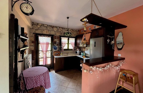 Vourvourou Villa | Villa de piedra tradicional Rokosini