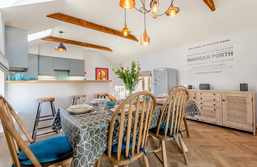 Trenance Casa | Traeth Barn - Tres Habitaciones Casa, Capacidad 5