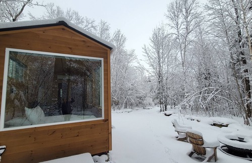 Dorchester Apartamento | Trailside Stays - Tiny House in the Woods-Escape to Nature. Blue Jay