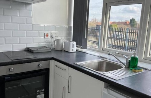 Scunthorpe Apartamento | Train Station Aparthotel - Free Wifi, Free Parking Deluxe Double Studio
