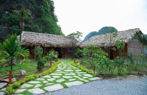 Hoa Lu Casa | Trang An Mountain House - Bungalow Deluxe con vista al jardín - Ninh Binh