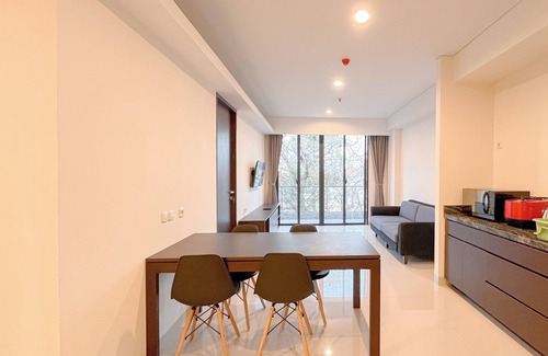 By Pass Ngurah Rai Apartamento | Tranquil 2BR (No Kitchen) Apartment at Skales Residence Nusa Dua Bali