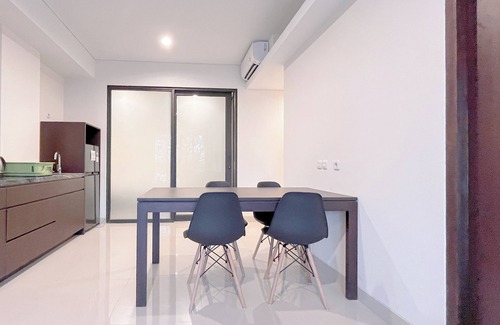 By Pass Ngurah Rai Apartamento | Tranquil 2BR (No Kitchen) Apartment at Skales Residence Nusa Dua Bali