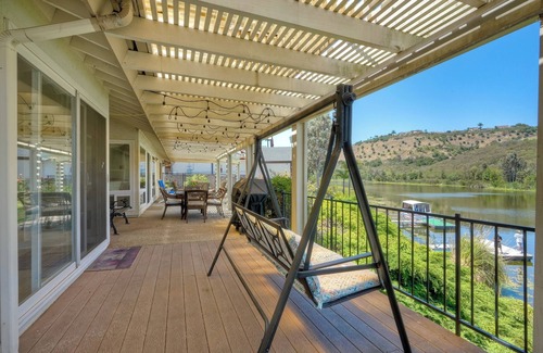 Lake San Marcos Casa | Tranquil 3-bedroom Lakefront Retreat with Private Dock in Lake San Marcos
