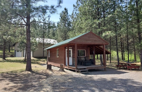 Fruitland Cabina | Acogedora cabaña privada con vista al lago Roosevelt!