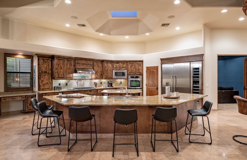Carefree Casa | Tranquil Carefree Estate - Heated Pool, Spa, Gym, Firepit and More!