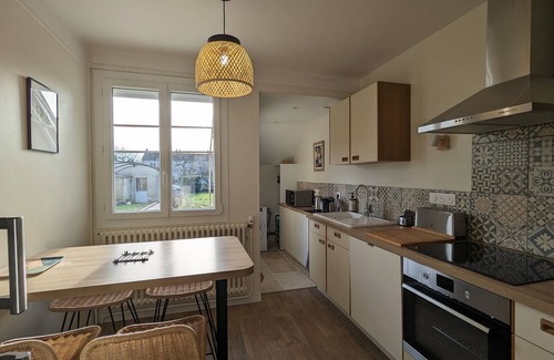 Chateauroux Cabaña | Casa acogedora con jardín, a 5 min del centro de Châteauroux, para 6 personas, todo incluido
