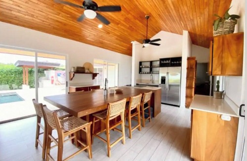 Playa Negra Casa | Tranquil Oceanview Kasa Kurij with Pool, amazing Sunsets, Beach, Surf & GeoDome!