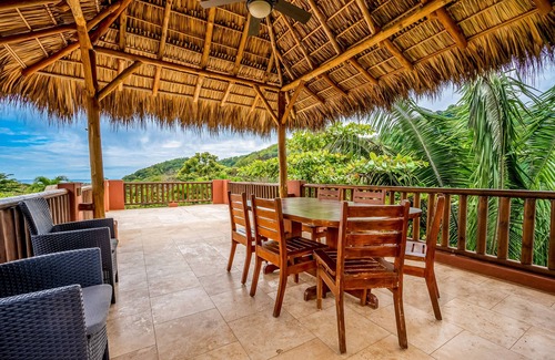 Islita Villa | Tranquil retreat with amazing views of rainforest & ocean, pool, rooftop balcony