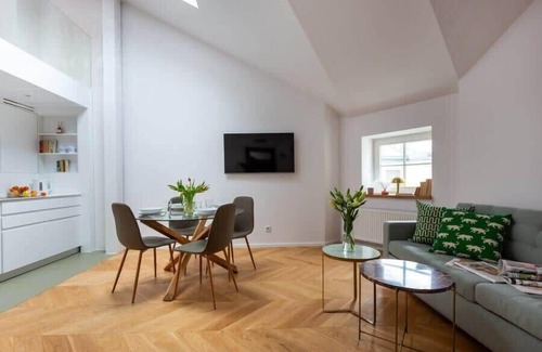 Piasek Południe Apartamento | Tranquil studio with mezzanine
