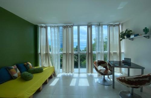 Playa Coronado Apartamento | Tranquilo Apartamento Estudio Con Vista Al Mar en Coronado