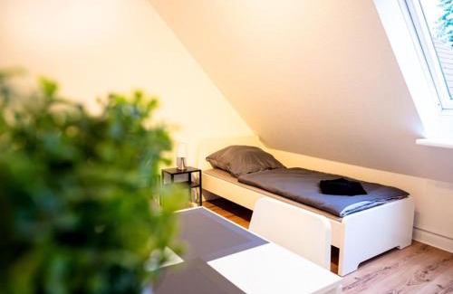 Trappenkamp Apartamento | Trappenkamp - Monteursunterkunft - Einzelbetten - gute Anbindung - Bettwäsche