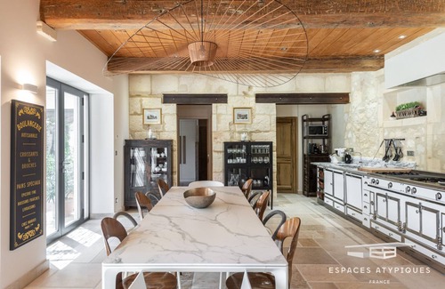 Fontvieille Casa | Casa rural tradicional y provenzal con piscina climatizada y jacuzzi en Provenza