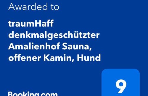 Ahlbeck Casa | traumHaff denkmalgeschützter Amalienhof Sauna, offener Kamin, Hund