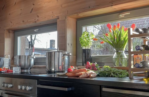 Vogelsang-Warsin Casa | TraumHaff Acogedor chalet costero completamente de madera de alerce con chimenea y sauna Mar Báltico