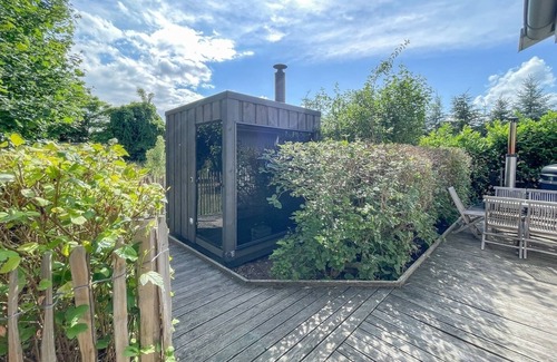Luckow Casa | TraumHaff® Sea Hideaway, diseño del mar Báltico, chimenea, sauna, perro, a 200 metros del agua