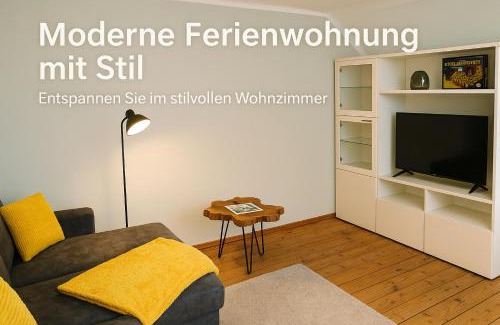 Neckarsteinach Apartamento | Traumhafte Wohnung mit Balkon & Flussblick in Neckarsteinach, 15km Heidelberg