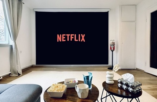 Ricklingen Apartamento | Traumhaftes City Apartment Kinoleinwand Wifi
