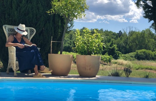 Saint-Etienne-de-l'Olm Casa | Traumhaus mit Pool und Blick auf Weinfeld
