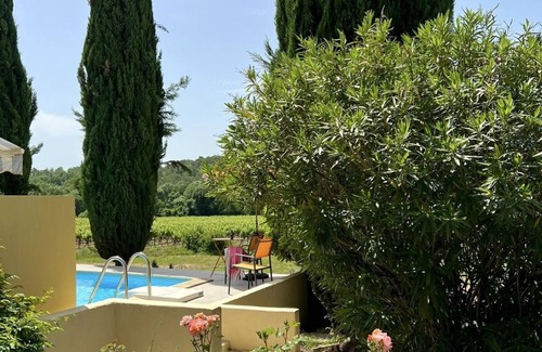 Saint-Etienne-de-l'Olm Casa | Traumhaus mit Pool und Blick auf Weinfeld