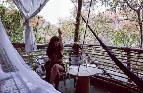 Arroyo Cruz Casa | Tree house Pergola Swimming pool at a virgin beach