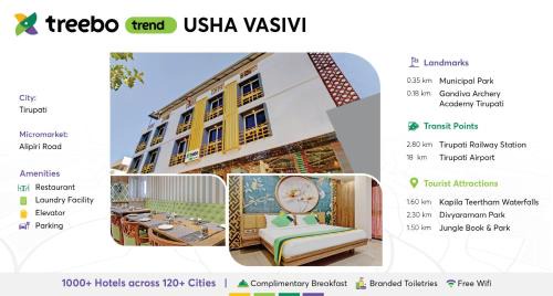 Tirupati Hotel | Treebo Usha Vasavi Alipiri Road, 2 Km From Tirupati Central Bus Station