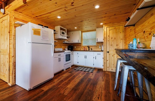 Uvalde Cabina | Treetop Oasis on the crystal clear Nueces River in the Texas Hill Country