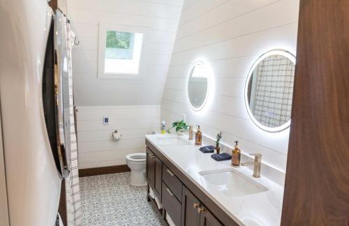 Indian River Casa | TreeTops Ayframe, Supersized AFrame on the River with Hot Tub