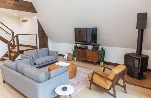 Indian River Casa | TreeTops Ayframe, Supersized AFrame on the River with Hot Tub