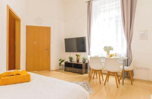 Jozsefvaros Apartamento | Trendy 2 ROOM Flat, next to Corvin Mall FREE Huge Garage! AC,DISHWASHER,WASHMACHINE, SMART TV