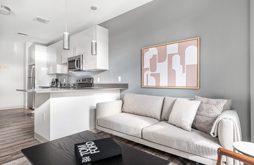 St. Elizabeth's Apartamento | Trendy Brighton 1BR w/ W/D, Gym, near T, Shops + Dining