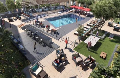 St. Elizabeth's Apartamento | Trendy Brighton Studio w/ W/D, Gym, near T, Shops + Dining, by Blueground