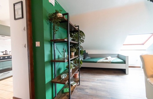 Puttelange-aux-Lacs Apartamento | Trendy Green Apartment