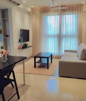 Hiranandani Gardens Apartamento | Trendy1BR+smart kitchen +Living room+1.5 toilets