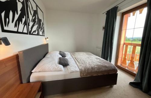 Velka Lomnica Apartamento | Tri Štíty Apartment with Tatra View Terrace