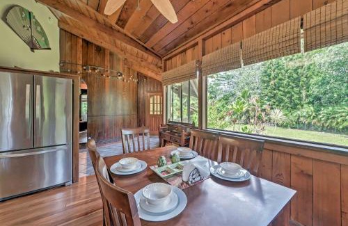 Keaau Casa | Tropical Cabana with Deck, Hot Tub and Lush Scenery!