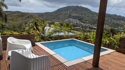 Trois-Ilets Apartamento | Tropical Haven 2 pieces contemporain avec piscine