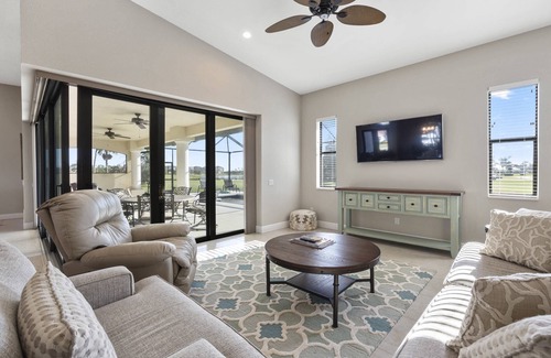 Cape Haze Casa | Tropical Tee Party - Find Luxury for 90 days to 6 months. Perfect - Pool, Golf, Boating & Beaches!