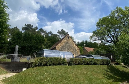 Saint-Amand-de-Coly Cabaña | Gîte-Vista al campo-Familiar-Baño con ducha-Truffière