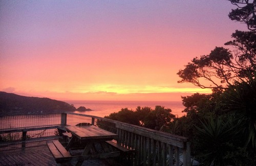 Tryphena Casa | Tryphena sunset and sea views! 5 minute walk to beaches, shops and restaurants.