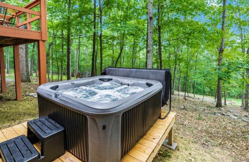 Great Cacapon Casa | Tucked Away w Hot Tub, Fire Pit, Deck, & WiFi
