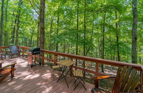 Great Cacapon Casa | Tucked Away w Hot Tub, Fire Pit, Deck, & WiFi