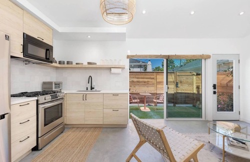 Mar Vista Casa | Tulum style 1 Bed unit w/ private patio, high ceilings and bright light