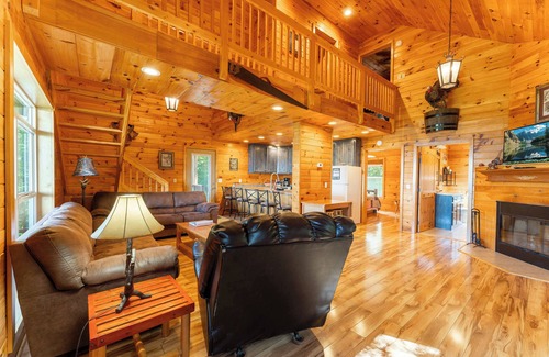 Bryant Cabina | Turkey Hallow cabin with a private hot tub!