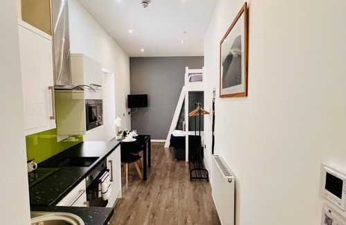 Barbican Apartamento | Estudio-Apartamento-Baño en la habitacion-Twin