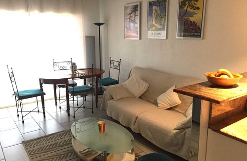 Theoule-sur-Mer Apartamento | Two-bedroom 55 m² apartment with roof terrace, air-conditioned, sea view